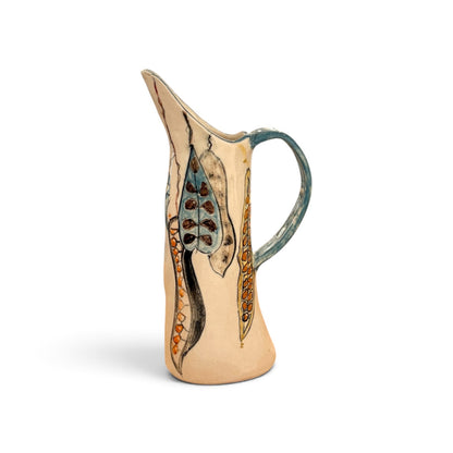 Happy Gatherers Jug - Kissed Frog Ceramics_Just Makers