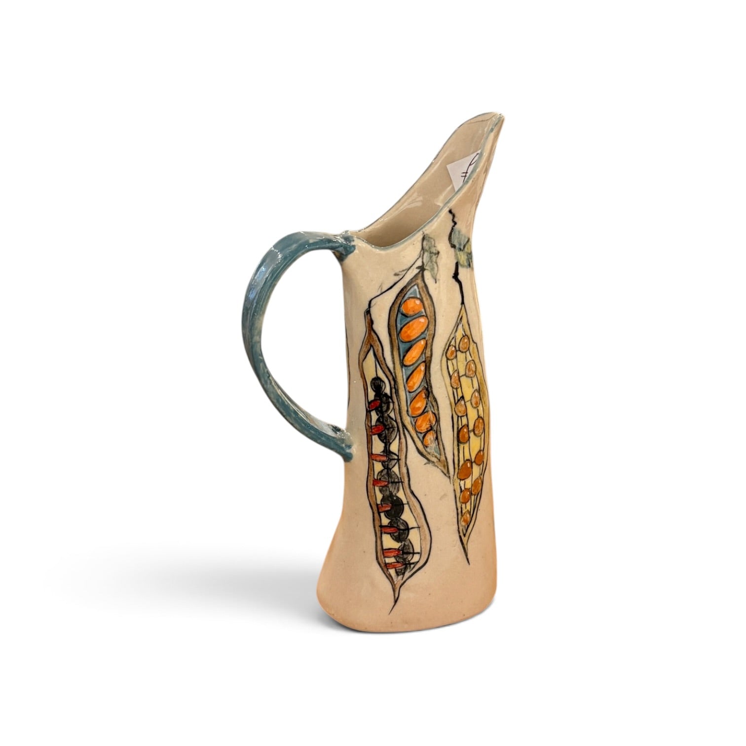 Happy Gatherers Jug - Kissed Frog Ceramics_Just Makers