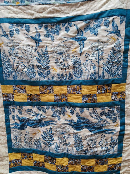 Hares and Swallows Quilt - Bee-spoke Quilts_Just Makers