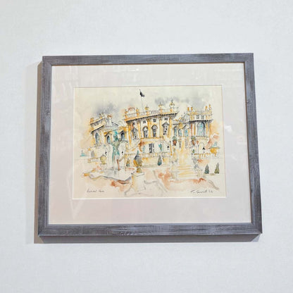 Harewood House Framed ORIGINAL Painting - Tim Gomersall Art_Just Makers