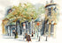 Harrogate Ghost Walk A5 Giclee Print - Tim Gomersall Art_Just Makers
