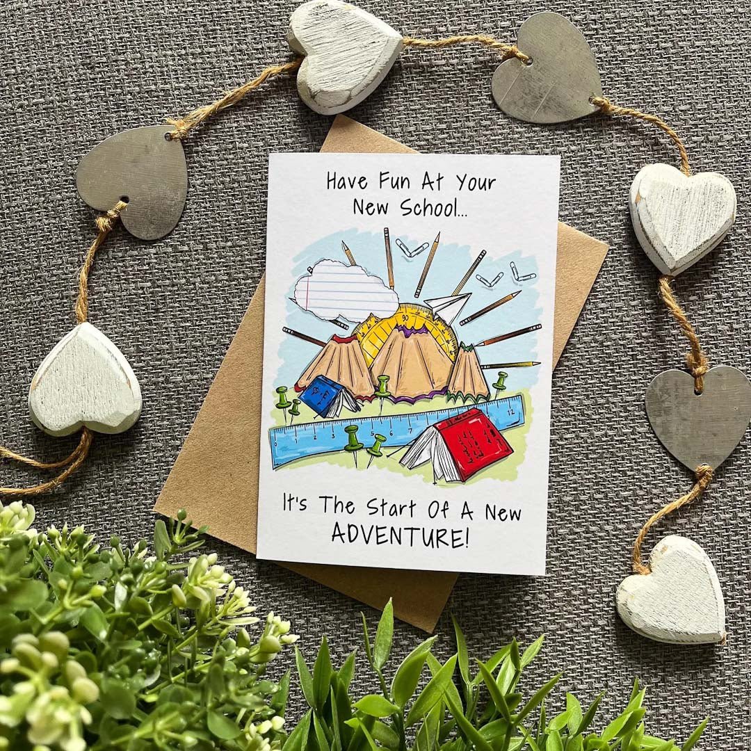 Have Fun at Your New School Birthday Card - HD Designs - Just Makers HD Designs