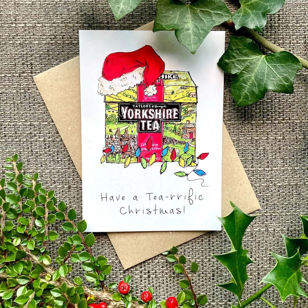 Have a Tearrific Christmas Card - HD Designs - Just Makers HD Designs