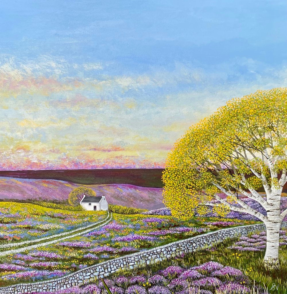 Heather Cottage Giclee Print Unframed - Sarah Jane Nicholls_Just Makers