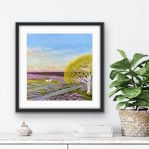 Heather Cottage Giclee Print Unframed - Sarah Jane Nicholls