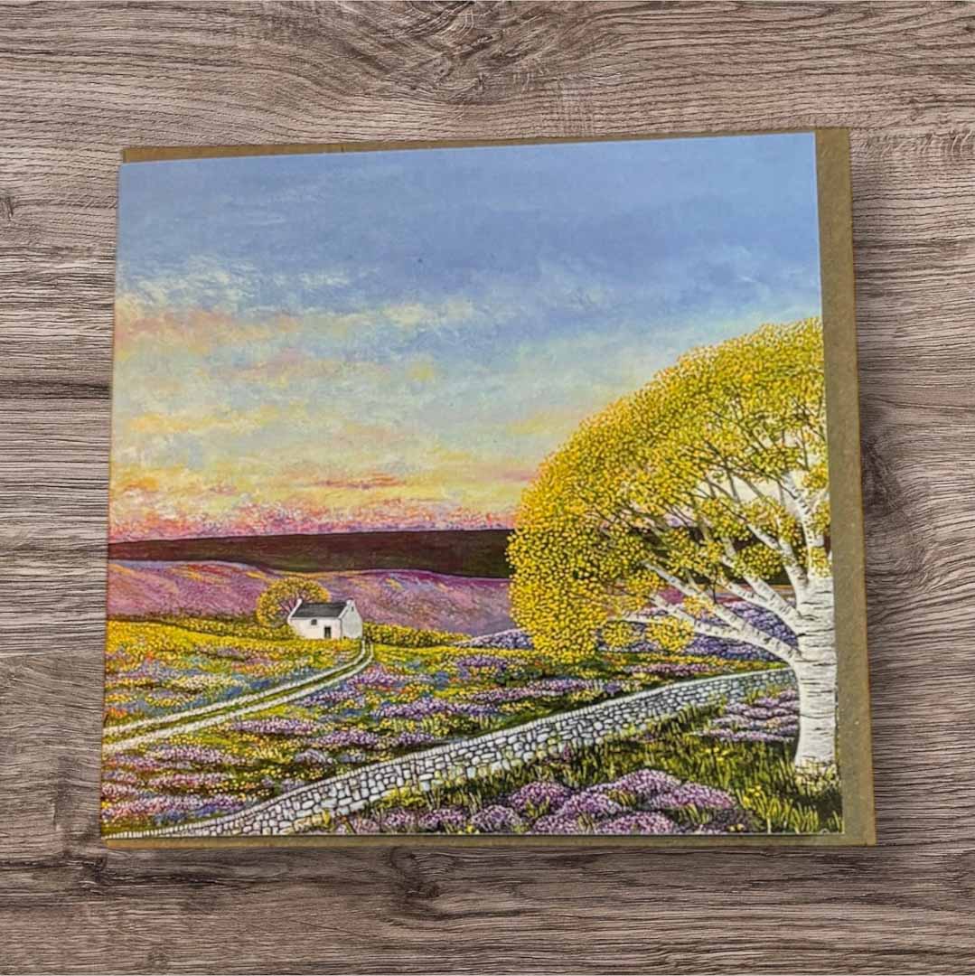 Heather Cottage Mini Card - Sarah Jane Nicholls - Just Makers Sarah Jane Nicholls