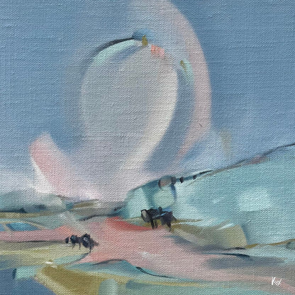 Held Between Skies Painting - Katherine Whitby_Just Makers