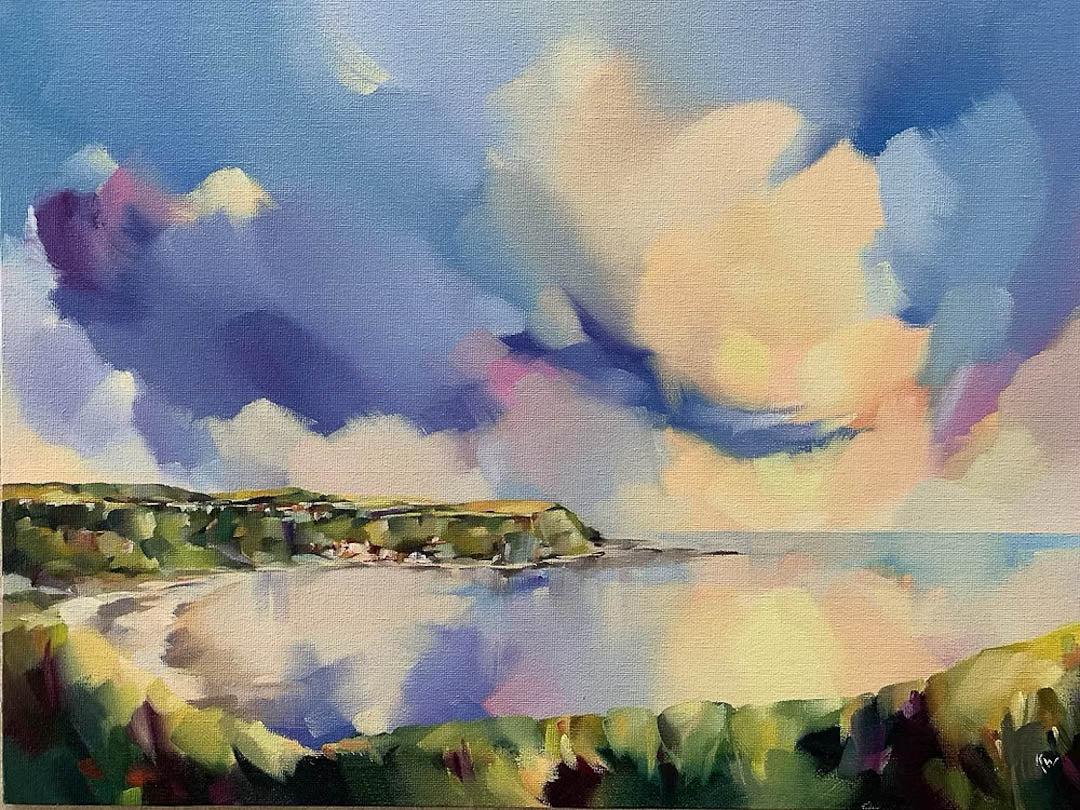 High Tide at Runswick Bay by Katherine Whitby_Just Makers