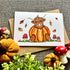 Highland Cow Pumpkin Card - HD Designs_Just Makers