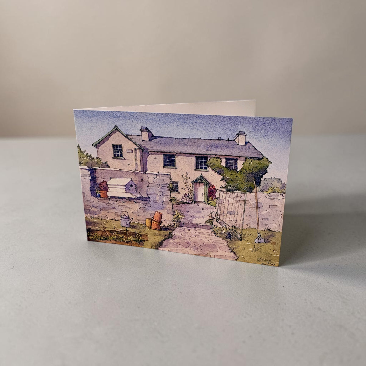Hill Top Greeting Card - Matty Burnham_Just Makers