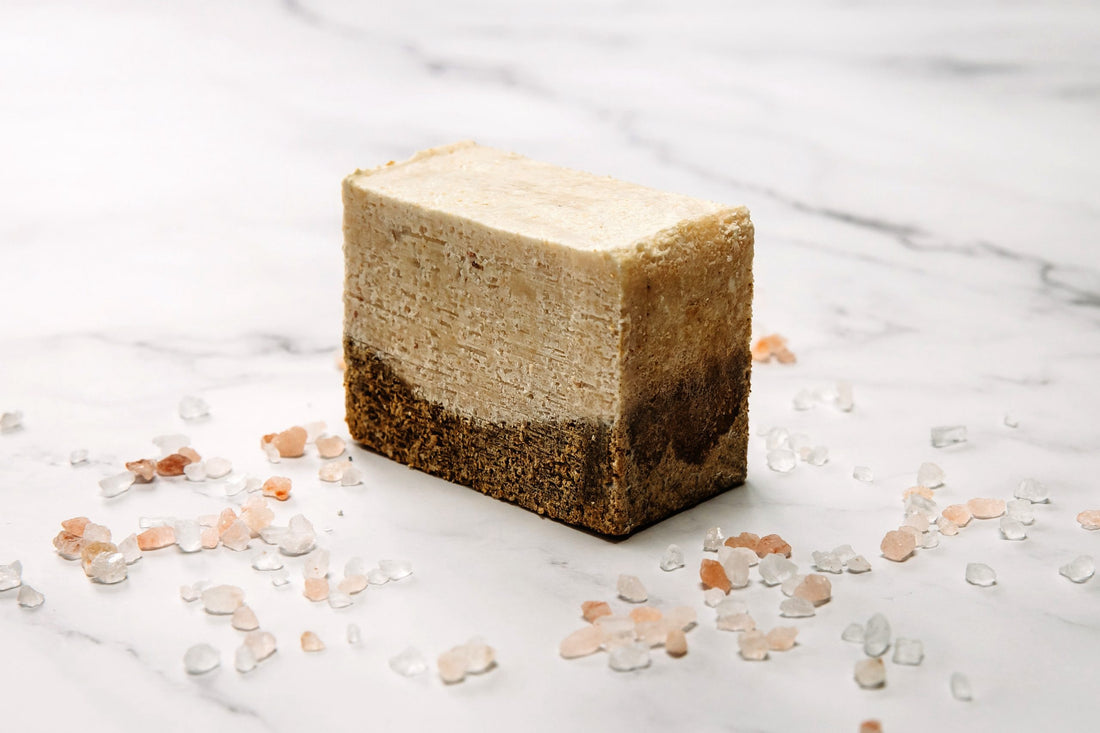 Himalayan Salt with Grapefruit and Green Tea Handcrafted Soap - Wharfedale Soaps_Just Makers