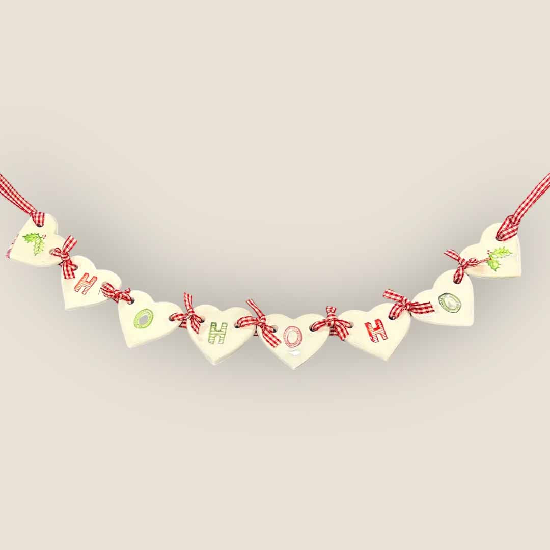 Ho Ho Ho Christmas Garland - Jamali Annay Designs_Just Makers