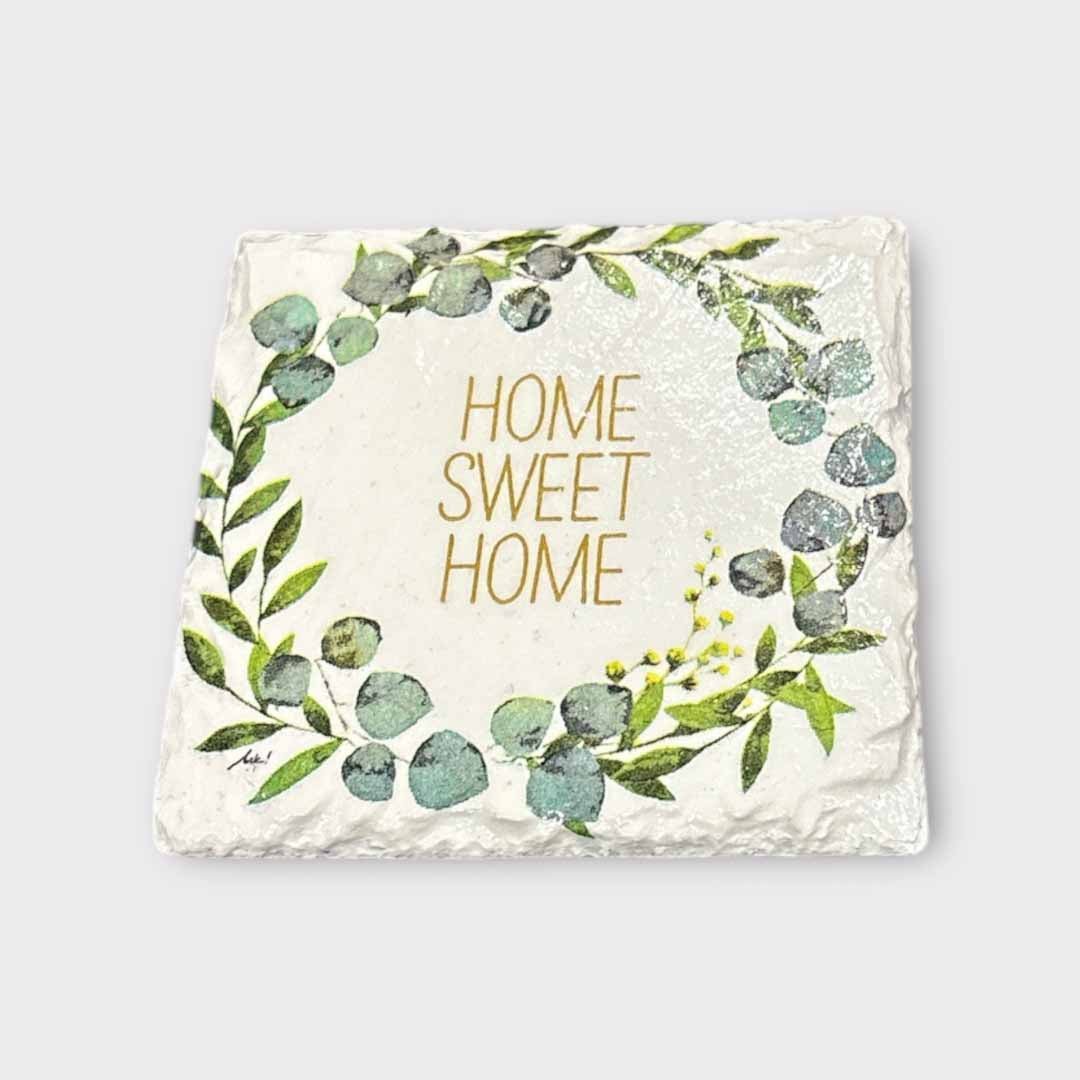 Home Sweet Home Coaster Slate - Sarah Tustin - Just Makers Sarah Tustin