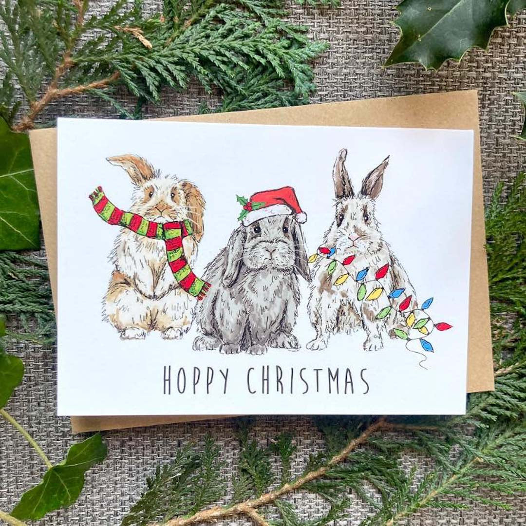 Hoppy Christmas Card - HD Designs_Just Makers