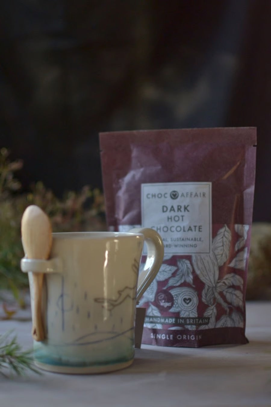 Hot Chocolate Mug - Hare - Lorna Gilbert_Just Makers