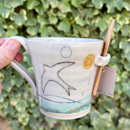 Hot Chocolate Mug - Swift - Lorna Gilbert_Just Makers