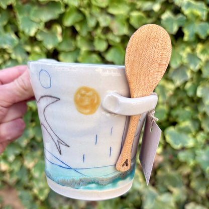 Hot Chocolate Mug - Swift - Lorna Gilbert_Just Makers