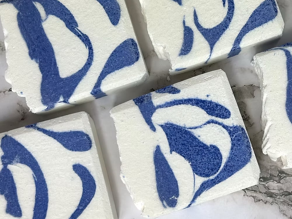 Peppermint and Lemon Verbena Salt Soap - Crafts and Bubbles