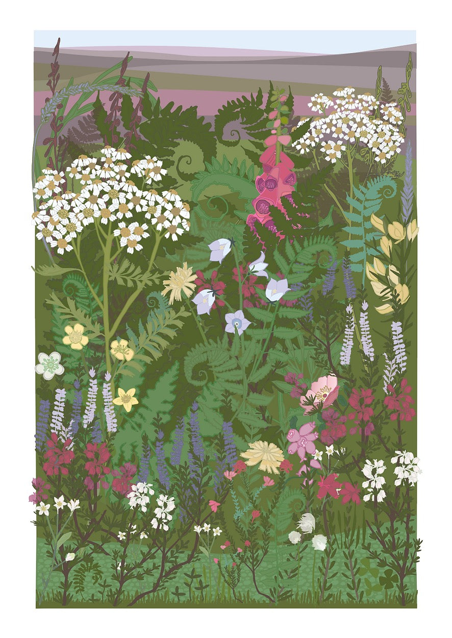 A Yorkshire Moor Mounted Print - Jane Gales