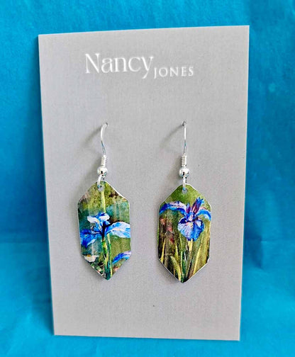 Iris Hex Earrings - Nancy Jones_Just Makers