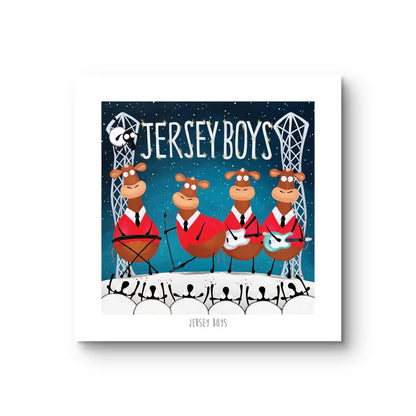 Jersey Boys 10&quot; Print - Mervyn Tay Art_Just Makers