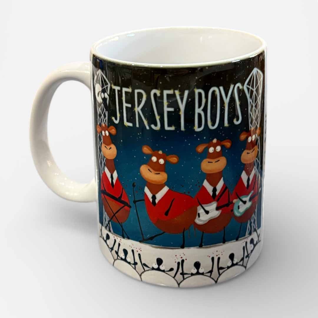Jersey Boys Ceramic Mug - Mervyn Tay Art - Just Makers Mervyn Tay Art