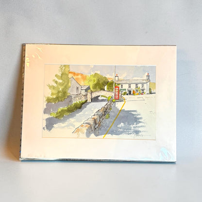 Kettlewell Original Line and Watercolour Painting - John Harrison_Just Makers