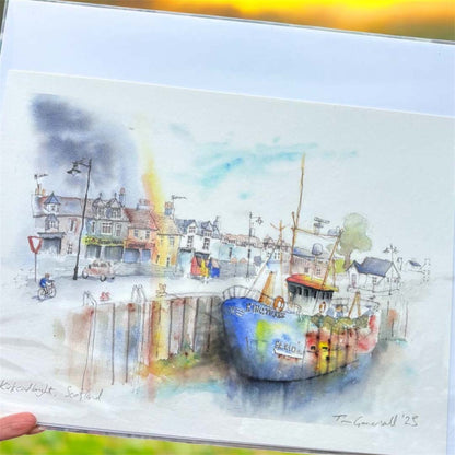 Kirkcudbright Giclee Print - Tim Gomersall Art_Just Makers