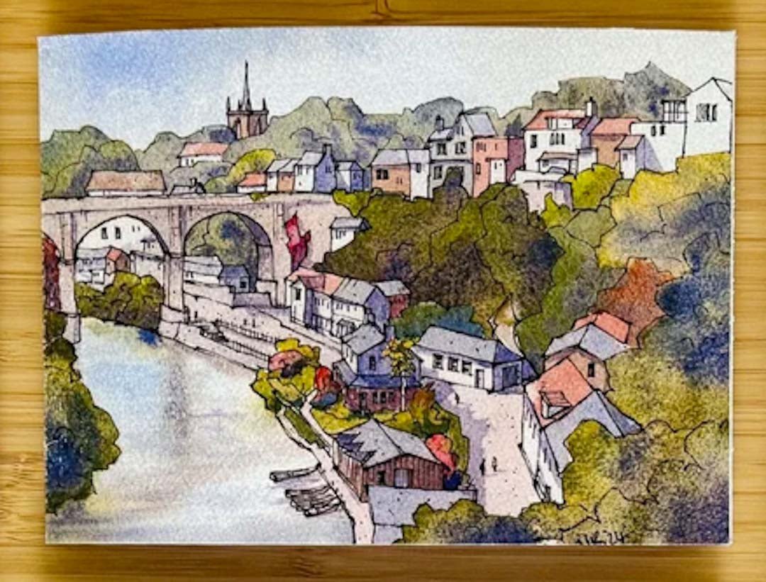 Knaresborough Greeting Card - Matty Burnham - Just Makers Matty Burnham
