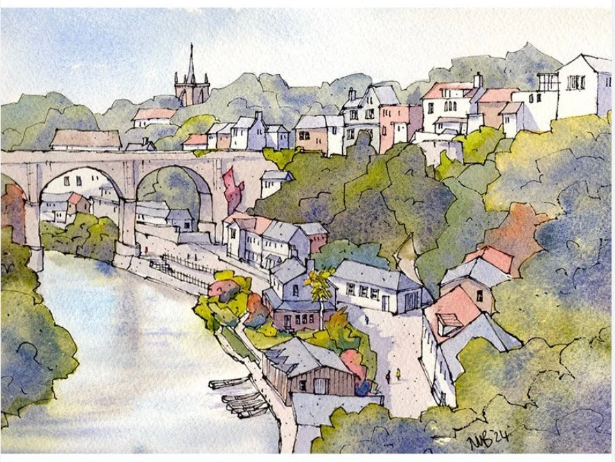 Knaresborough Mounted Print - Matty Burnham_Just Makers