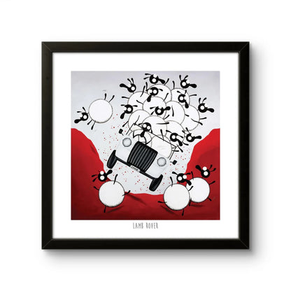Lamb Rover 10&quot; Print - Mervyn Tay Art_Just Makers