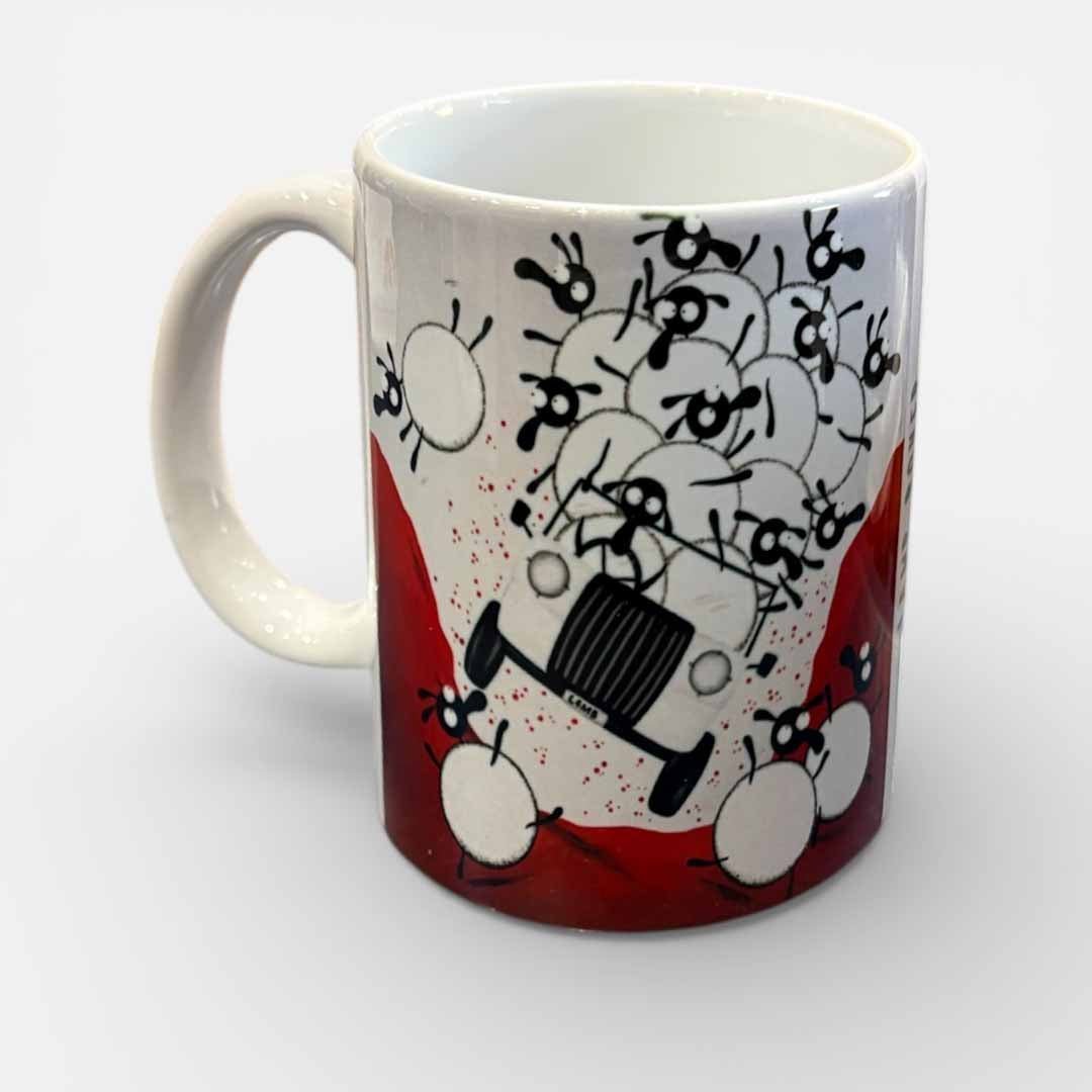Lamb Rover Ceramic Mug - Mervyn Tay Art - Just Makers Mervyn Tay Art