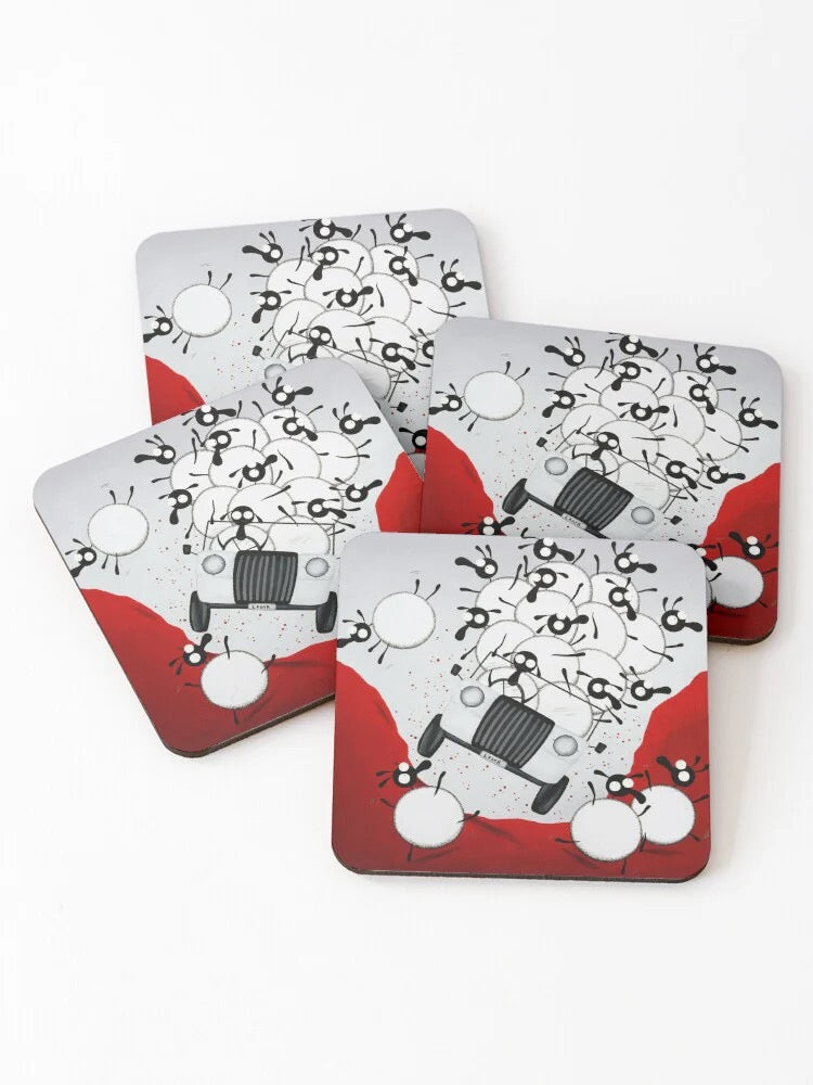 Lamb Rover Coaster - Mervyn Tay Art_Just Makers