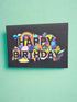Large Happy Birthday Greeting Card - Rat Bean Kat_Just Makers