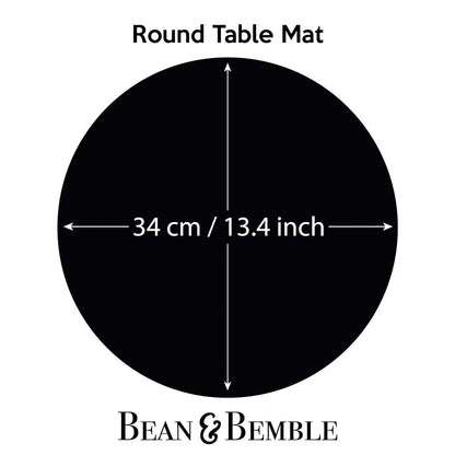 Large Round Serving Pizza Board Measurements_Just Makers