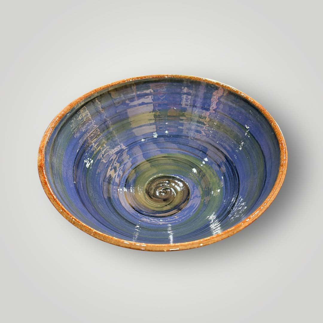 Large Wold Pottery Bowl - Blue_Just Makers
