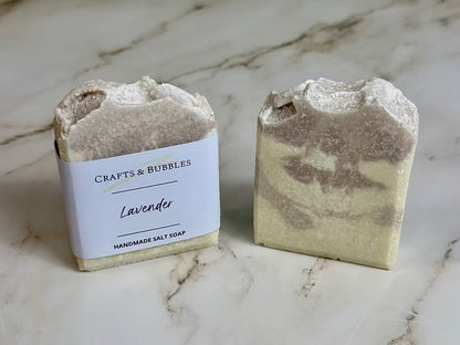 Lavender Salt Soap - Crafts and Bubbles - Just Makers Crafts &amp; Bubbles