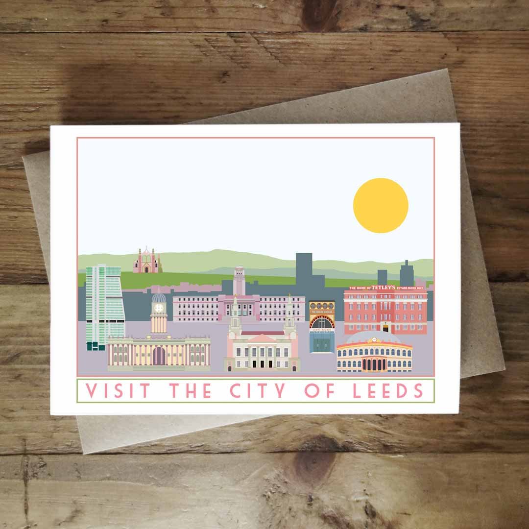 Leeds Greeting Card - Sweetpea and Rascal - Just Makers Sweetpea and Rascal