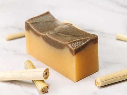 Lemongrass and Geranium Handcrafted Soap - Wharfedale Soaps - Just Makers Wharfedale Soaps