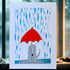 Let it Rain Sprocket A4 Print - Sarah Westwood Illustrator_Just Makers