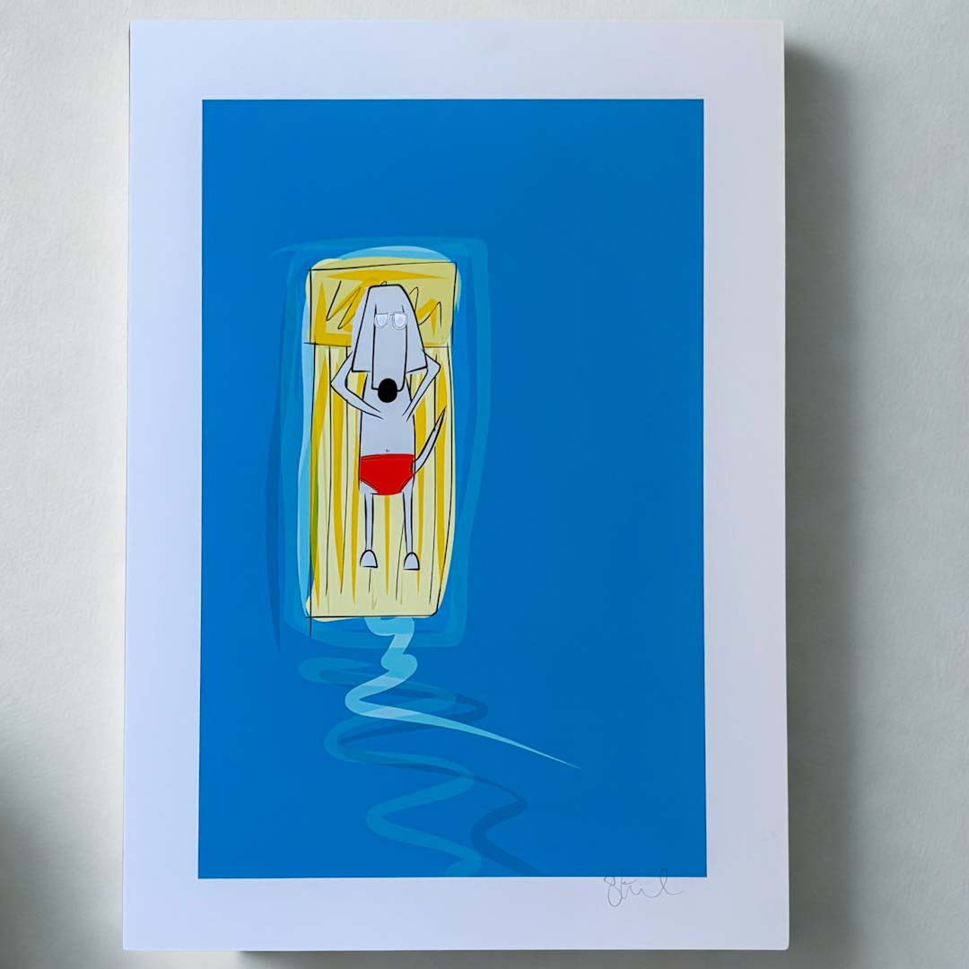 Lilo Life Sprocket A4 Print - Sarah Westwood Illustrator_Just Makers