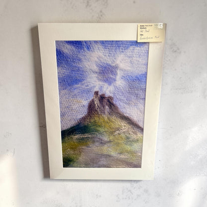 Lindisfarne Mist Mounted Print - Felted Yarns_Just Makers