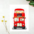 London Bus Sprocket A4 Print - Sarah Westwood Illustrator_Just Makers