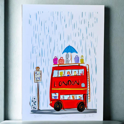 London Sprocket A4 Print - Sarah Westwood Illustrator_Just Makers