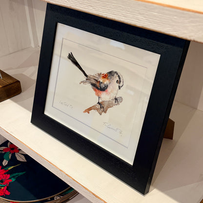 Long-Tailed Tit Framed A5 Print - Tim Gomersall Art_Just Makers