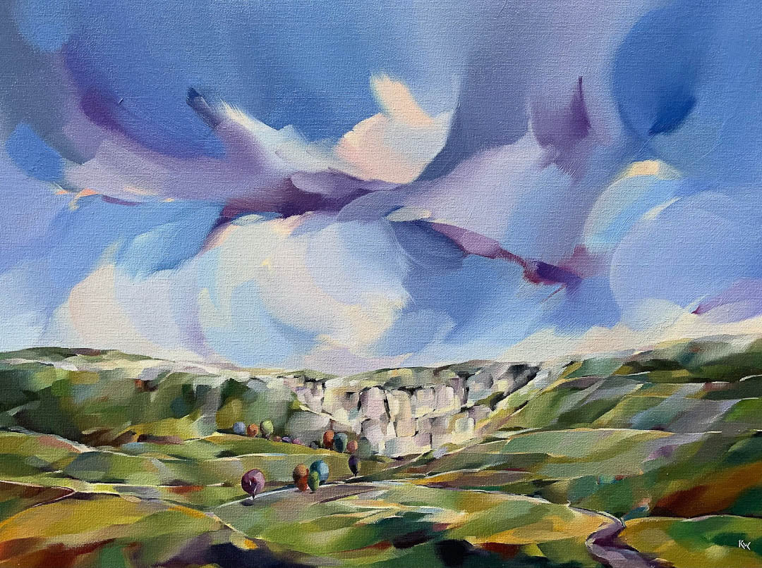 Looking Towards Malham Cove by Katherine Whitby_Just Makers