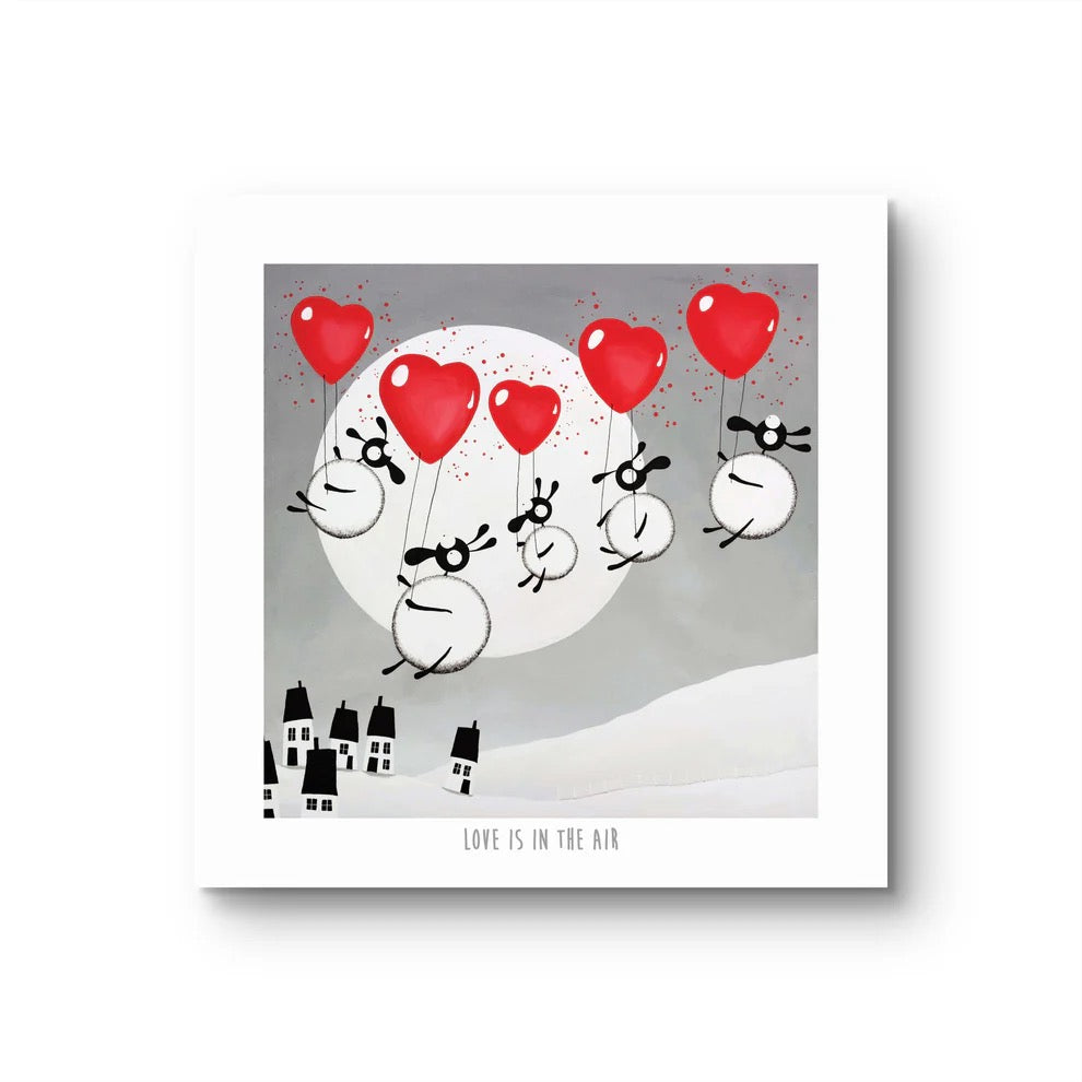Love is in the Air 10&quot; Print - Mervyn Tay Art_Just Makers