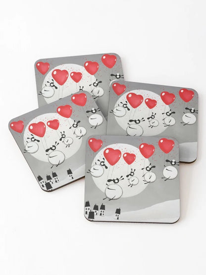 Love is in the Air Coaster - Mervyn Tay Art_Just Makers