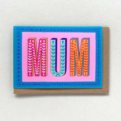 MUM Greeting Card - Maggie Magoo Designs_Just Makers