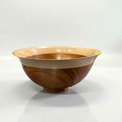 Mahogany and Maple Bowl - Mike Bentley_Just Makers